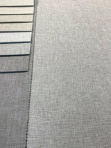Motion Linen Blackout Polyester Fabric - Cloud Gray, 55" Width (1 Yard)