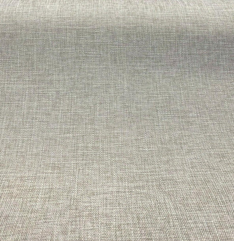 Motion Linen Blackout Polyester Fabric - Cloud Gray, 55" Width (1 Yard)