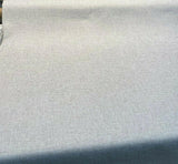 Motion Linen Blackout Polyester Fabric - Cloud Gray, 55" Width (1 Yard)