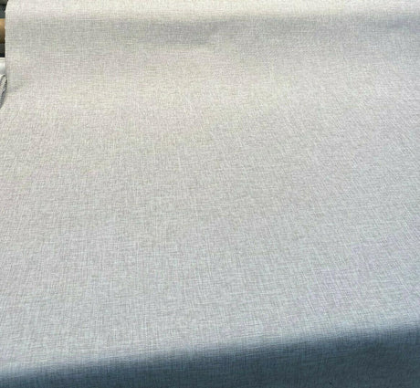 Motion Linen Blackout Polyester Fabric - Cloud Gray, 55" Width (1 Yard)