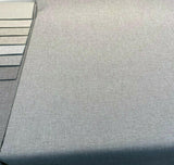 Motion Linen Blackout Polyester Fabric - Cloud Gray, 55" Width (1 Yard)