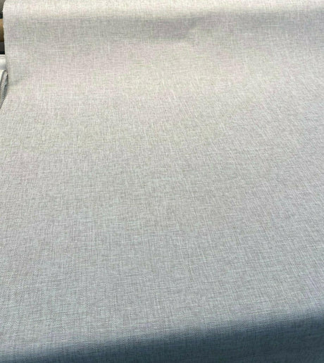 Motion Linen Blackout Polyester Fabric - Cloud Gray, 55" Width (1 Yard)