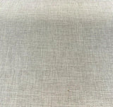 Motion Linen Blackout Polyester Fabric - Pebble Pumice White Gray Blend, 55" Length (1 Yard)