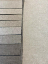 Motion Linen Blackout Polyester Fabric - Pebble Husk Cream, 55" Width (1 Yard)