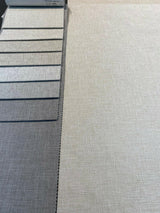 Motion Linen Blackout Polyester Fabric - Pebble Husk Cream, 55" Width (1 Yard)