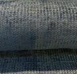 Etcetera Night Soft Chenille Upholstery Fabric - Ultra Marine Dark Blue Grey, 54" Width (1 Yard)