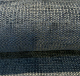 Etcetera Night Soft Chenille Upholstery Fabric - Ultra Marine Dark Blue Grey, 54" Width (1 Yard)