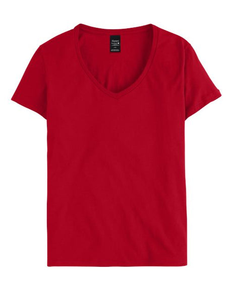 Hanes Women's Perfect-T V-Neck T-Shirt