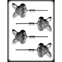 Bunny Head Sucker Hard Candy Mold (8H-2206)*