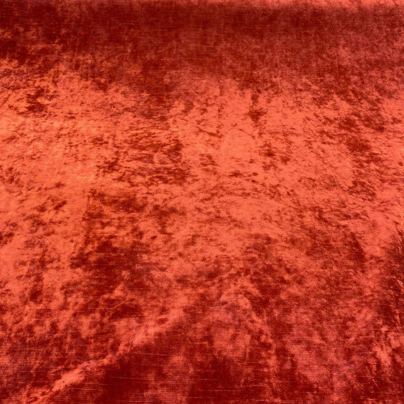 Newbury Velveteen Polyester Fabric - Ruby Red, Backed, 58" Width (1 Yard)