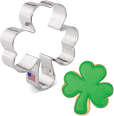 Ann Clark St. Patrick's Day Irish Shamrock Cookie Cutter, 3.75"