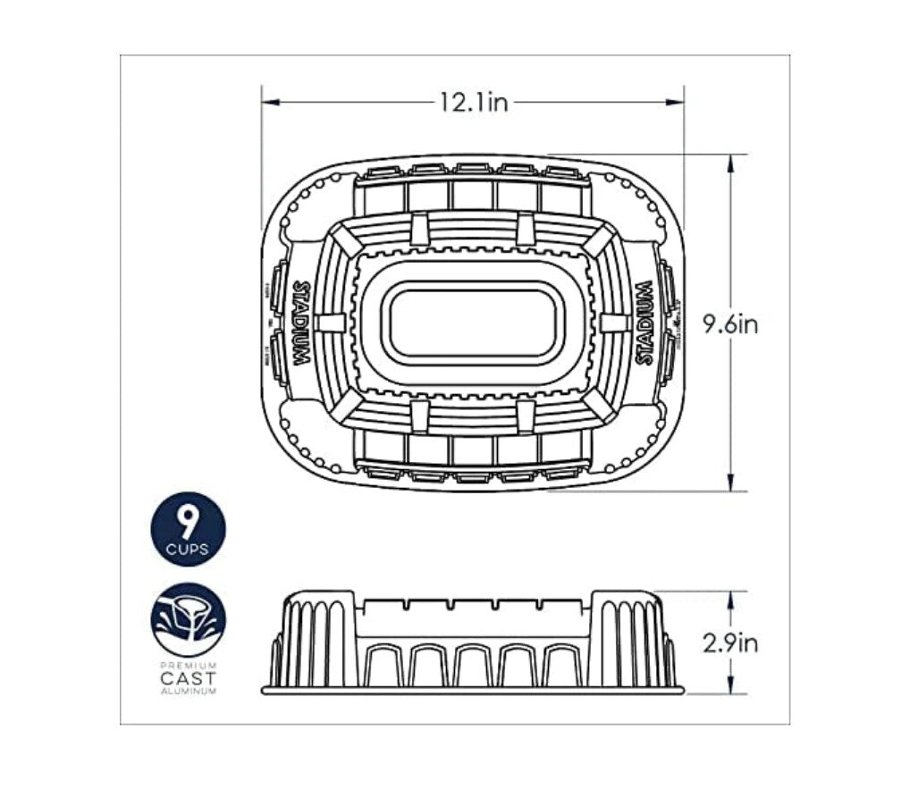 Nordic Ware Pro Cast Stadium Pan