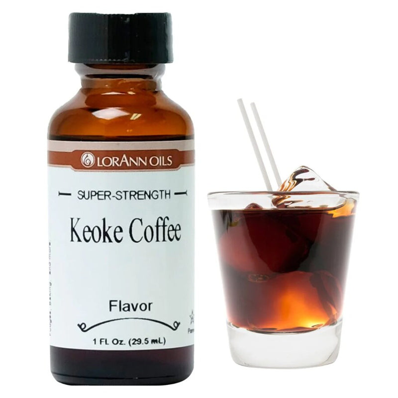LorAnn Coffee Flavor, Keoke (Kahlua-Type) 1 oz for Candy, Chocolate, or Icing