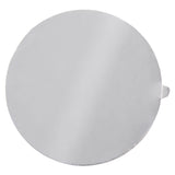 O'Creme Silver Round Mini Board with Tab, 4" - Pack of 100