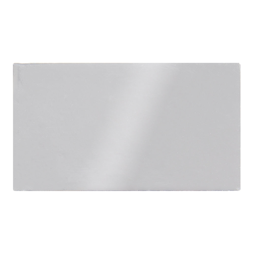 O'Creme Silver Rectangular Mini Board, 4" x 2.3" - Pack of 100