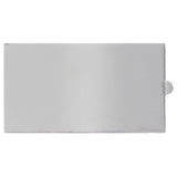 O'Creme Silver Rectangular Mini Board with Tab, 4" x 2.3" - Pack of 100