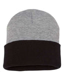Sportsman 12" Color Blocked Cuffed Beanie