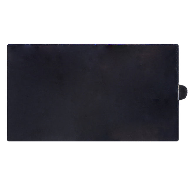 O'Creme Black Rectangular Mini Board with Tab, 4" x 2.3" - Pack of 100