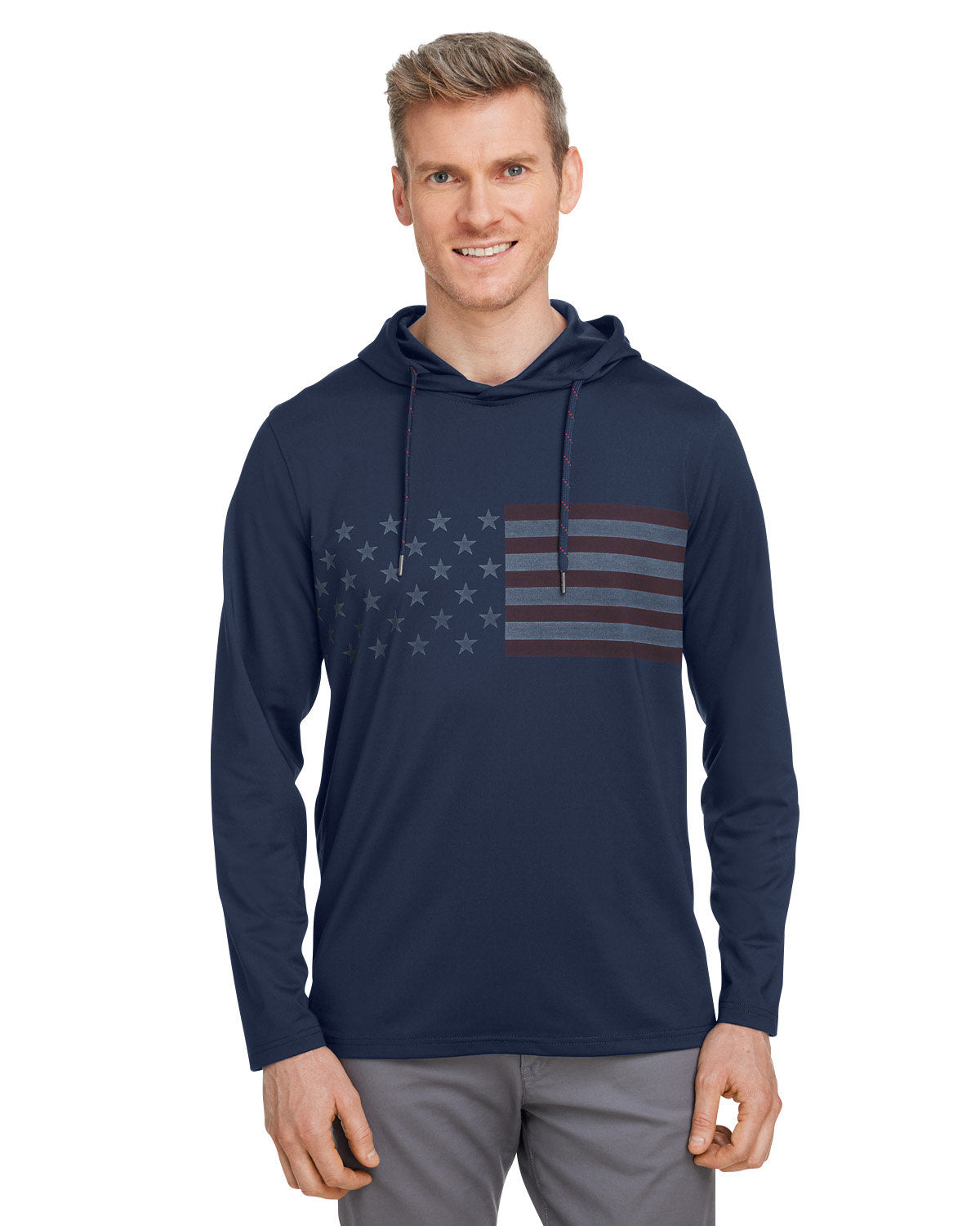 Men's Volition Patriotic Hooded Pullover