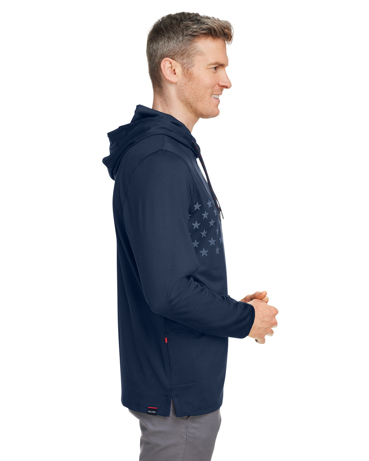 Men's Volition Patriotic Hooded Pullover