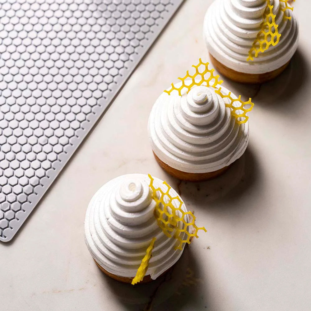 Pavoni Honey Pattern Decorative Silicone Mold
