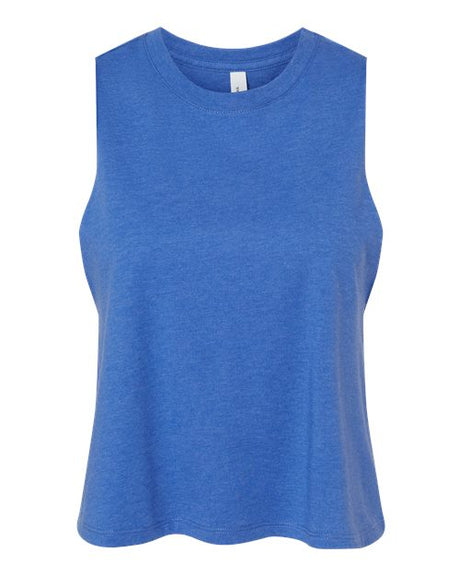 BELLA + CANVAS® Women's Racerback Crew Neck Crop Tank Top