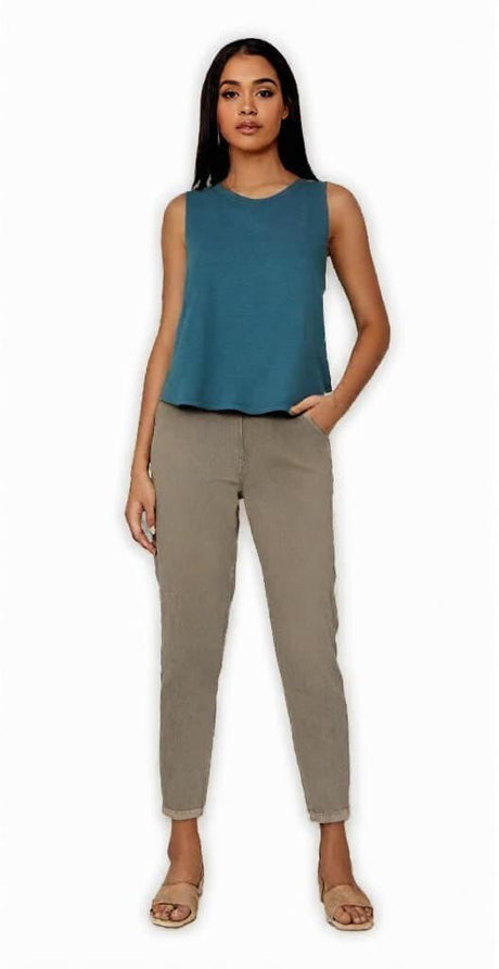 BELLA + CANVAS® Women's Racerback Crewneck Crop Tank - 6682