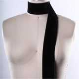 2 Yards Black Velvet Ribbon 5/8" Single Sided Thick Trim for Gowns & Accessories