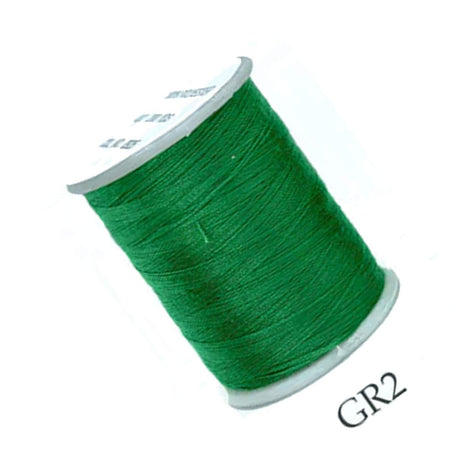 200 Yards Green Polyester Thread Small Spool for Stitching and Quilting