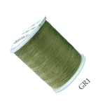 200 Yards Green Polyester Thread Small Spool for Sewing & Craft Projects