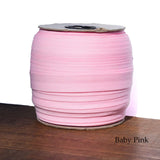 5 Yards Baby Pink Polycotton Bias Tape 3/4" Durable Sewing & Craft Trim
