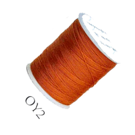 200 Yards Small Polyester Thread Orange or Yellow for Crafts and Stitching