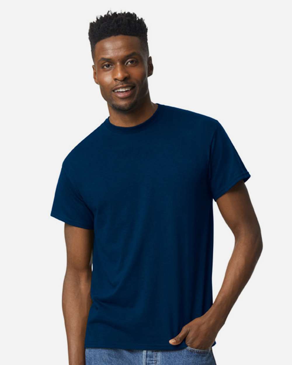 12 Pack Gildan® Mens Short Sleeve Crewneck DryBlend T-Shirt