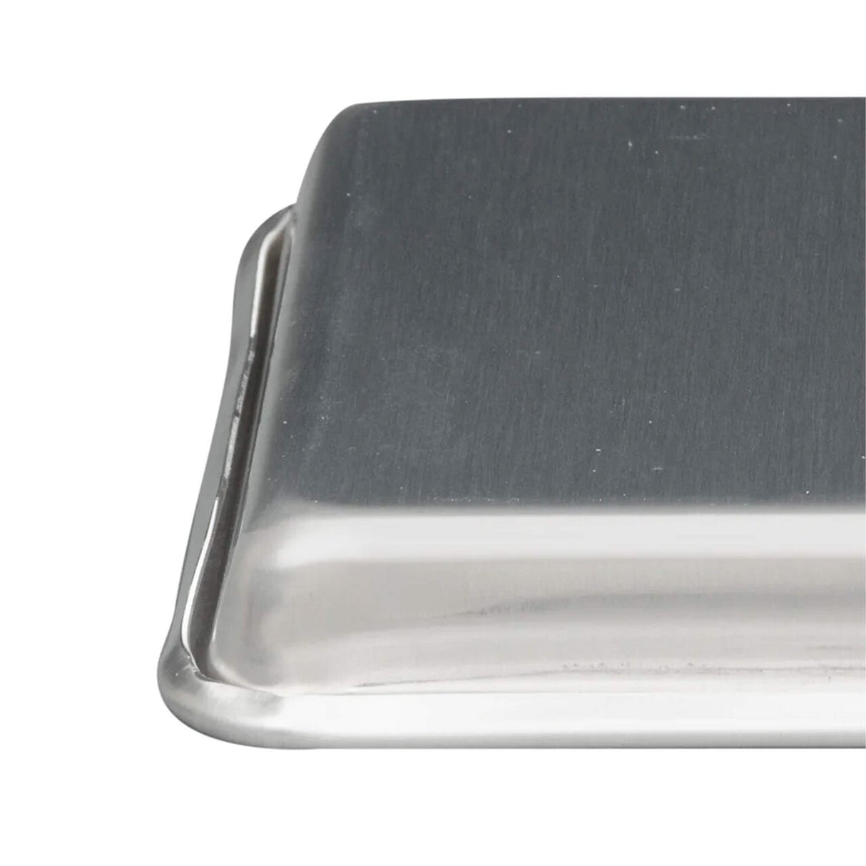 Eighth Size Sheet Pan 16 Gauge Aluminum Natural Finish 9.5" L x 6.5" W x 1" H