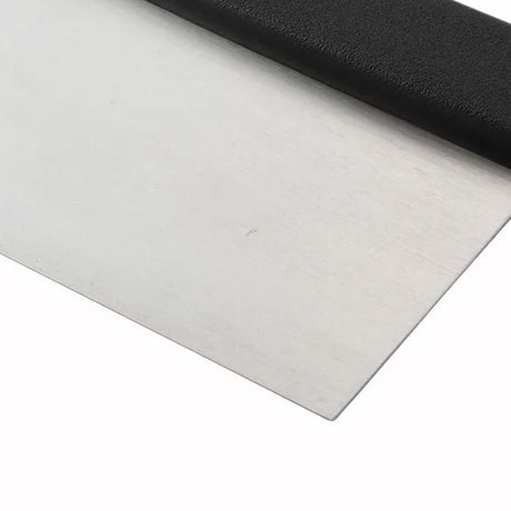 Dough Cutter &amp; Scraper 6" x 3" Stainless Blade Black Handle