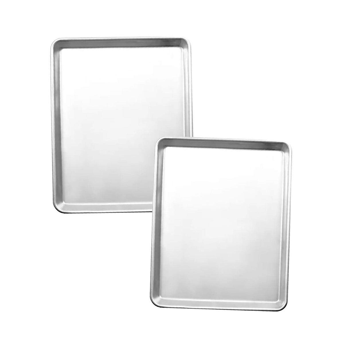 18" x 26" Full Size Sheet Pan 16 Gauge Aluminum Galvanized Wire Rim