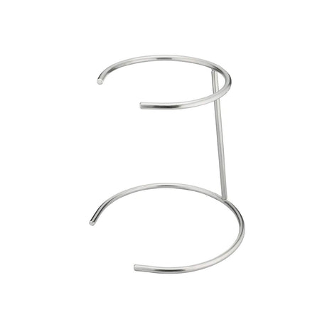 Chrome Funnel Strainer Stand Heat Resistant Frame