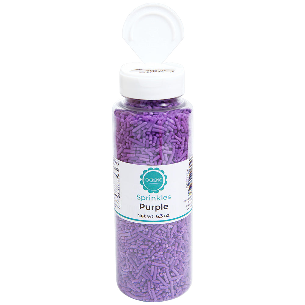O'Creme Purple Sprinkles, 6.3 oz.