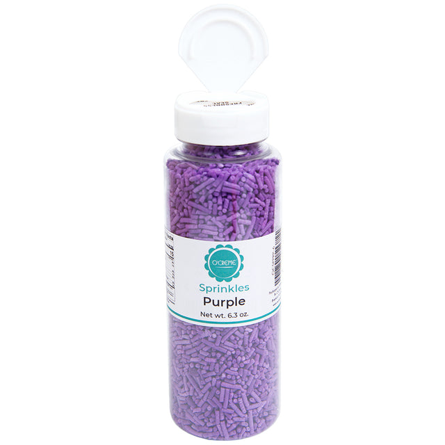 O'Creme Purple Sprinkles, 6.3 oz.