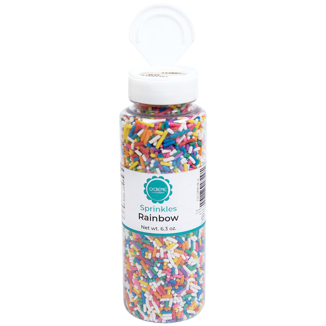 O'Creme Rainbow Sprinkles, 6.3 oz.