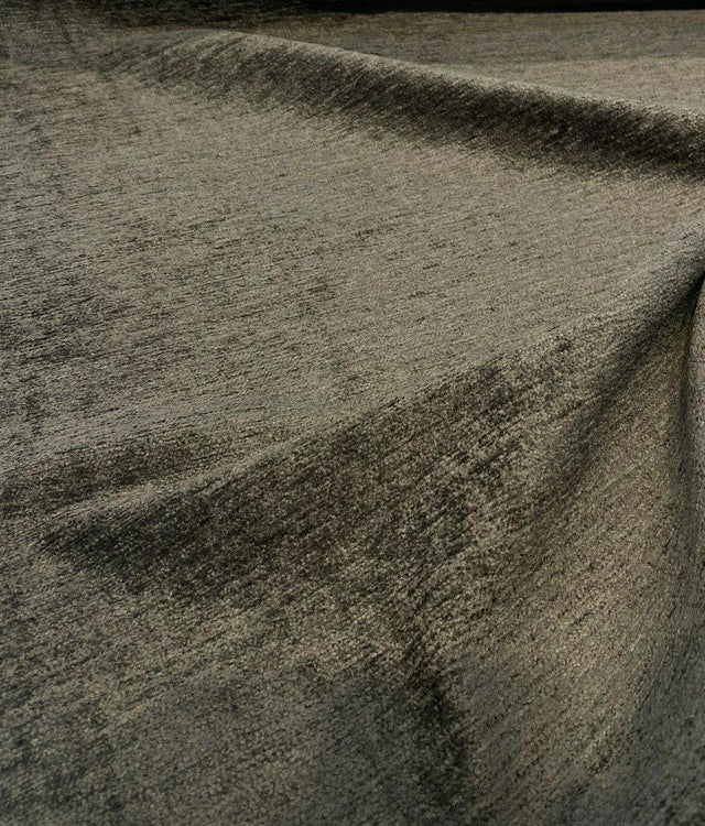 Soft Cuddle Chenille Acrylic Polyester Fabric - Espresso Brown Cuddle Pattern, 54" Width (1 Yard)