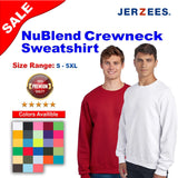 JERZEES® NuBlend Crewneck Long Sleeve Sweatshirt