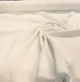 Soft Cuddle Chenille Acrylic Polyester Fabric - Optic White Cuddle Pattern, 54" Width (1 Yard)