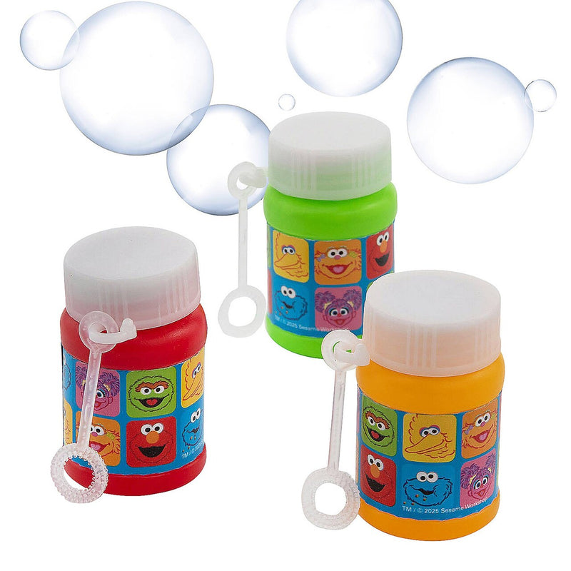 1 oz. Mini Sesame Street Bubble Bottles – 24ct