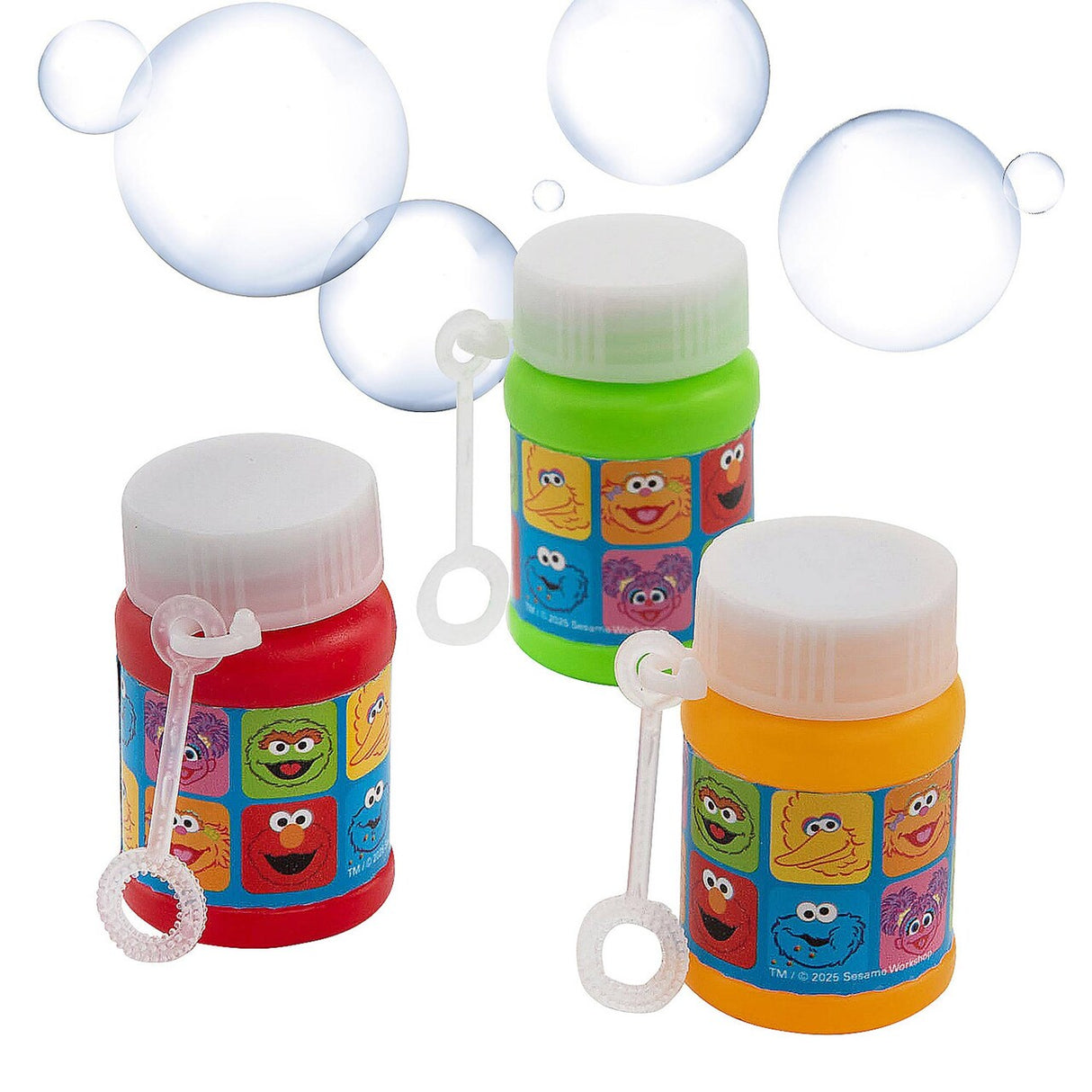 1 oz. Mini Sesame Street Bubble Bottles – 24ct