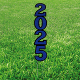 11" x 30" Blue Class of 2025 Vertical Corrugated Plastic Yard Sign