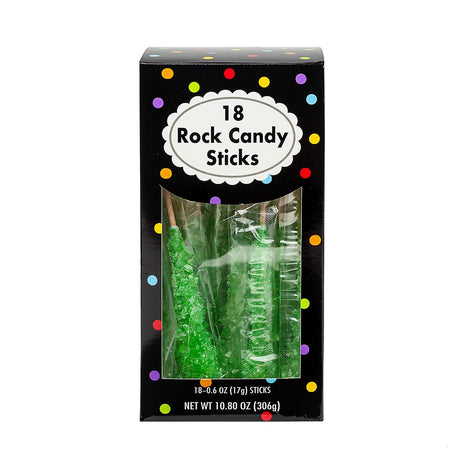8" Bright Purple Rock Candy Sticks – 18 Count, 10.8 oz
