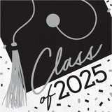 Creative Converting School Spirit White Class of 2025 Paper Dinner Napkins – 108 Count