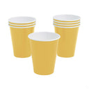 9 oz School Bus Yellow Paper Party Cups – 24 Count Disposable Set