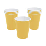 9 oz School Bus Yellow Paper Party Cups – 24 Count Disposable Set